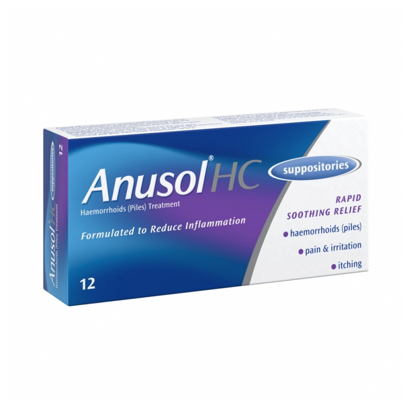 Anusol HC Suppositories 12s